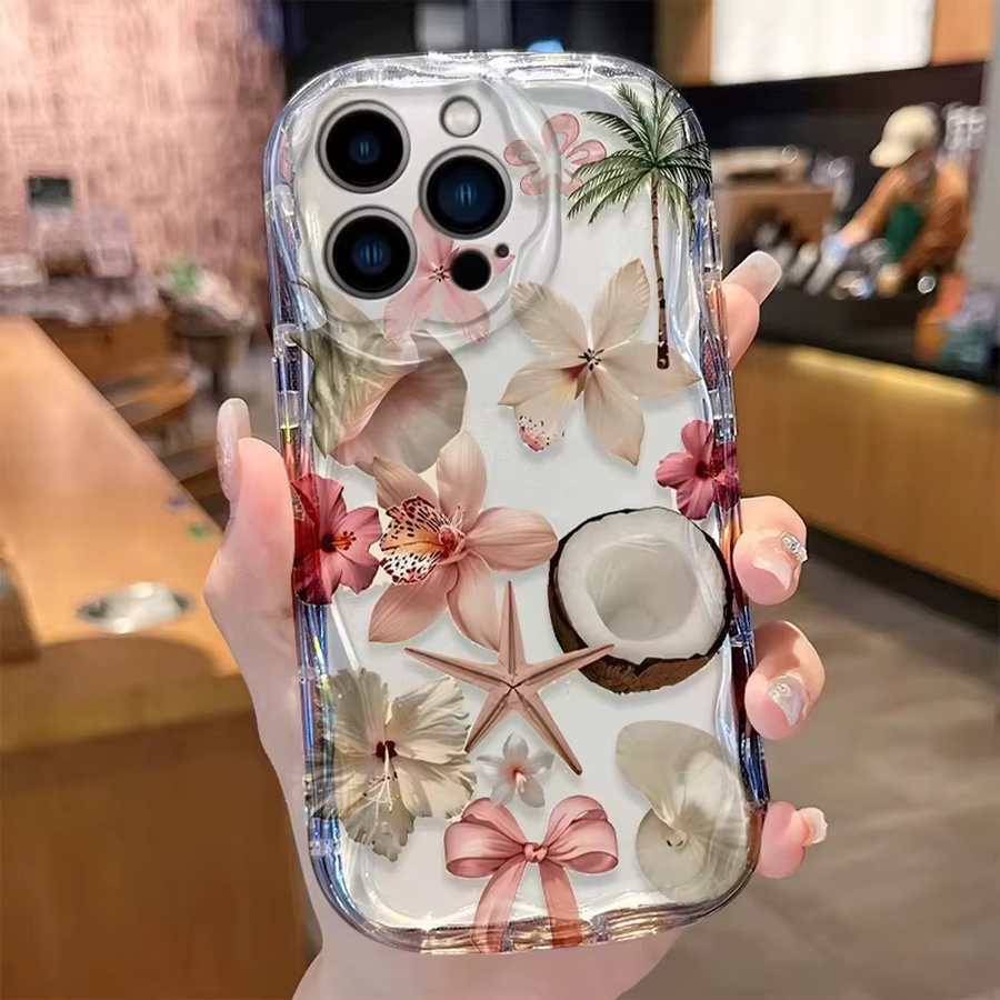 Coast Beach Hibiscus Handyhülle aus weichem TPU für Xiaomi Redmi Note und Pro Modelle in Multicolour - Bild 2
