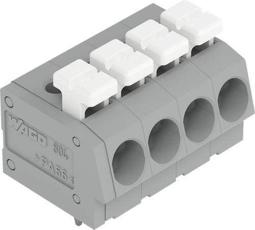 WAGO 804-105 Leiterplattenklemme Grau 180 Stück - Bild 1