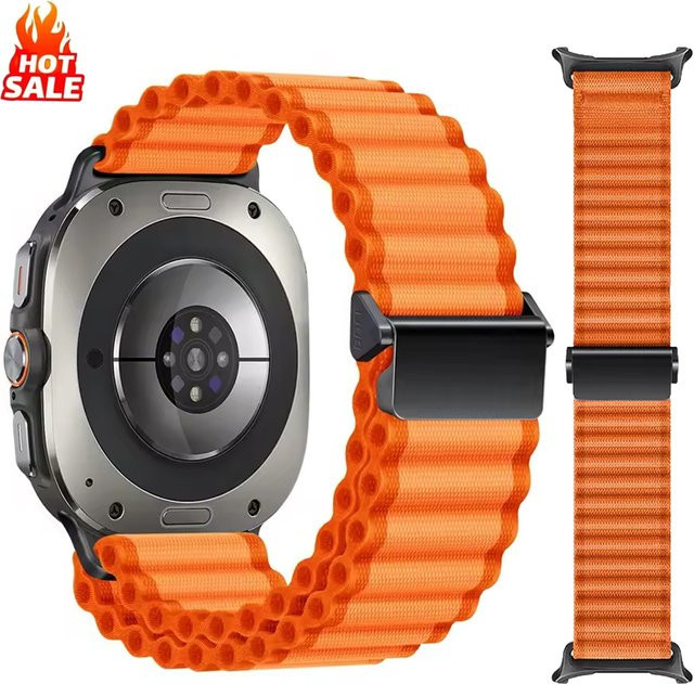 Samsung Uhrenarmband Nylon, orange, Unisex - Bild 1