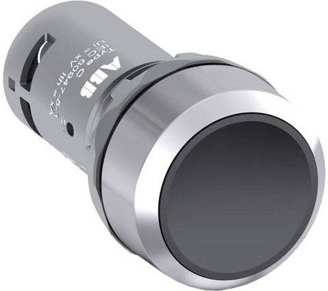 ABB CP1-30B-11 Drucktaster tastend in Schwarz aus Kunststoff mit IP67/IP69K Schutzart - Bild 1