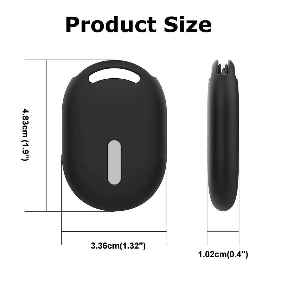 Xiaomi Tag Protector Cover Silikon-Softcase für Locator in Schwarz oder Gelb - Bild 6