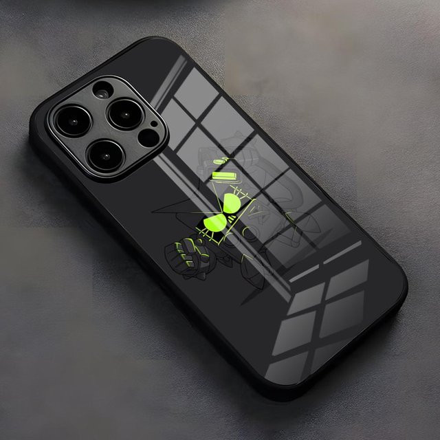 B-Brawls S-Stars Handyhülle mit Glasabdeckung für iPhone in Schwarz - Bild 1
