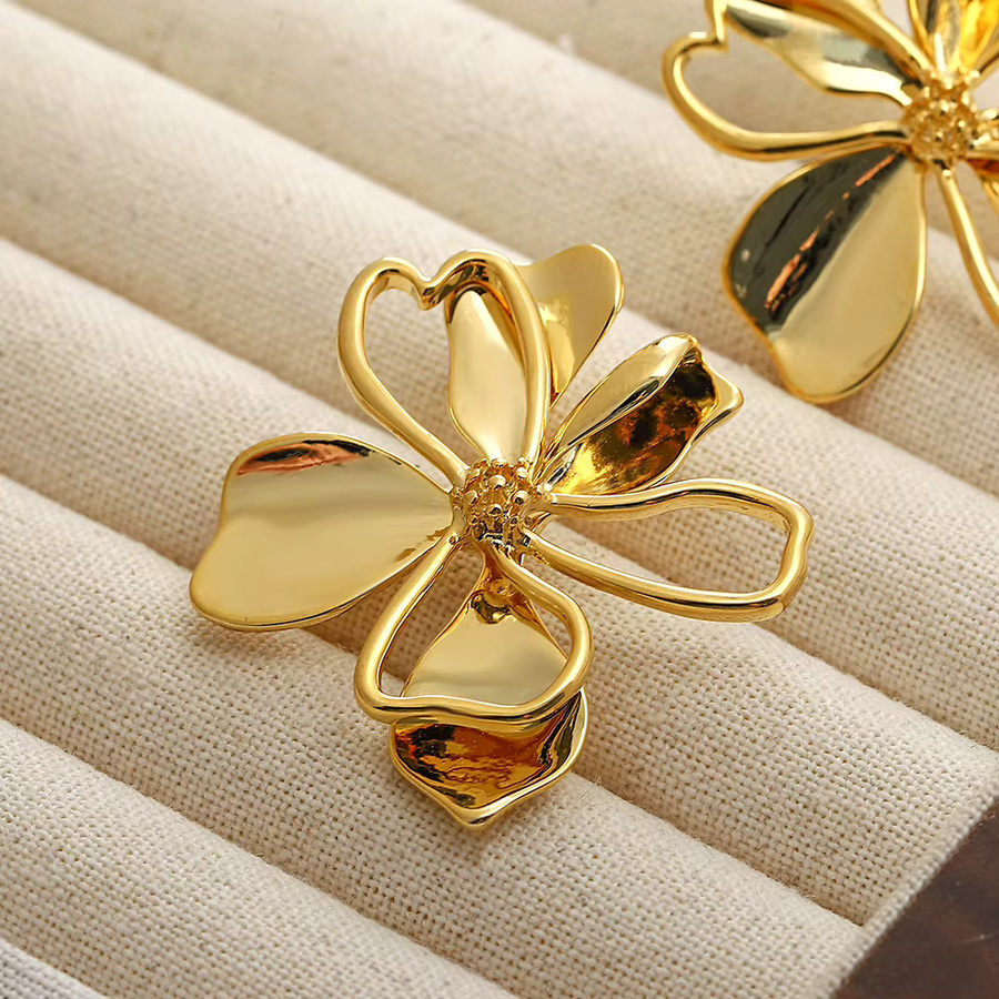 Greatera Ohrringe, Kupfer, Gold, Damen - Bild 2