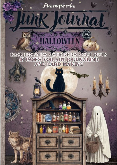 Stamperia Junk Journal Book Halloween in Multicolor - Bild 1