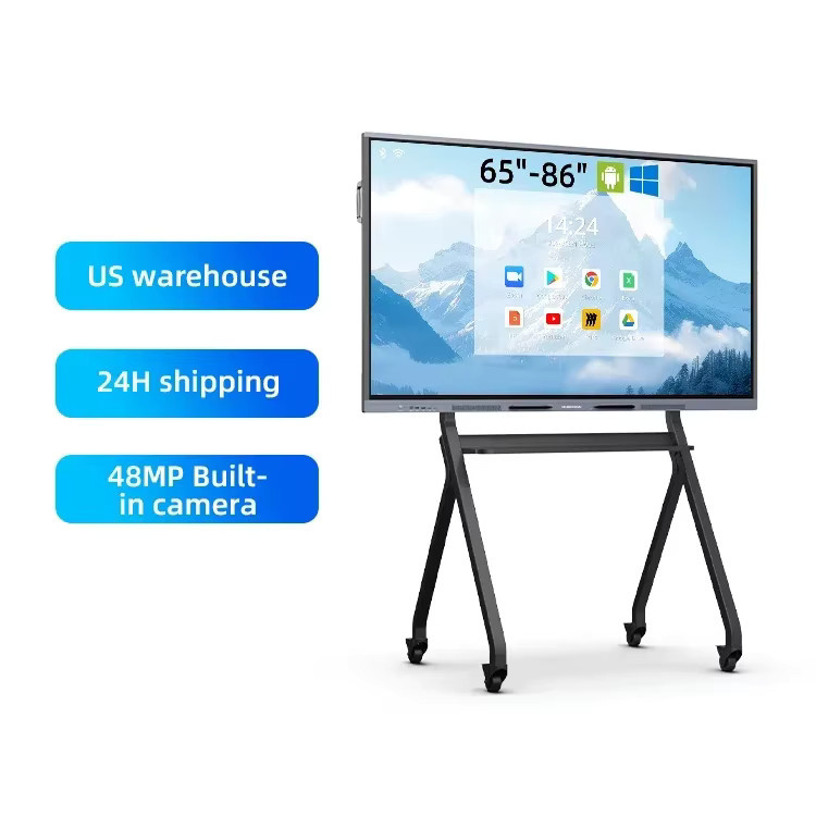 Interaktives Smart Touch Screen LED Whiteboard mit Digital LCD-Panel in Schwarz für Unternehmen und Bildung - Bild 2