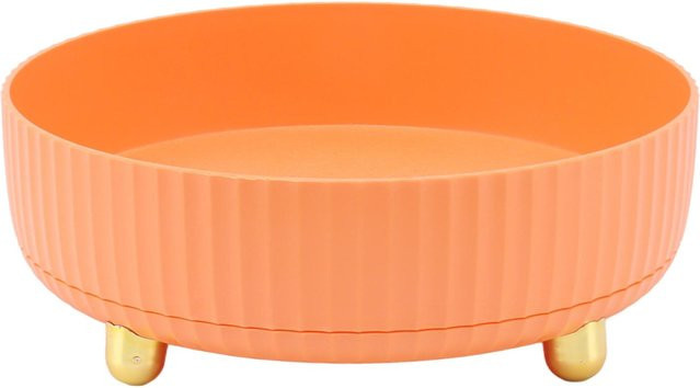 CosyHome Drehbarer Aufbewahrungsständer Organizer in Orange für Kosmetik und Gewürze - Bild 1