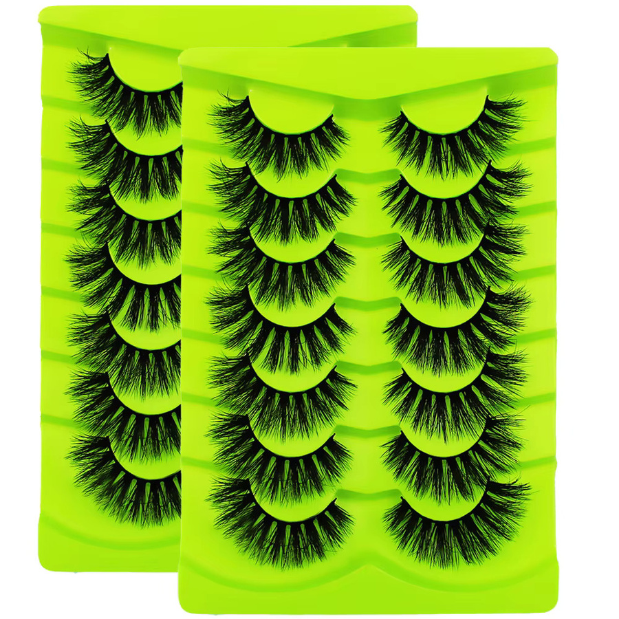 BLL.cf Falsche Wimpern, 14 Paare, 8D Volumen Wispy Lashes - Bild 5