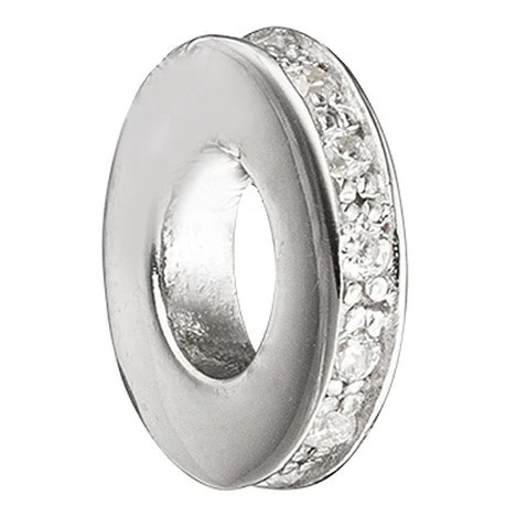 Colfem Anhänger 925 Sterling Silber, rhodiniert, Zirkonia, Unisex - Bild 1