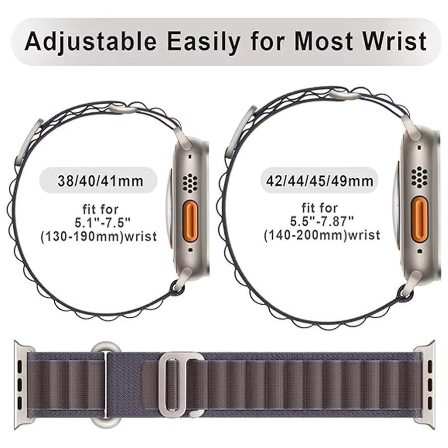 NEY Alpine Loop Armband für Apple Watch, Nylon, Unisex - Bild 4