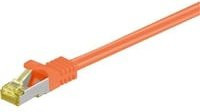 Goobay Patchkabel RJ-45 SFTP Cat 7 Ethernet LAN Orange, Länge: 15,0 m - Bild 1