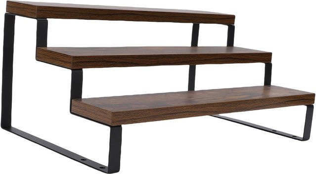 KaiSai Mehrzweck Holz Display Ständer für Parfüm und Kosmetik in Schwarz - Bild 1
