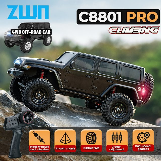 C8801 PRO RC Auto, 1/18, mit Licht, 4WD, elektrisch, ferngesteuert - Bild 1