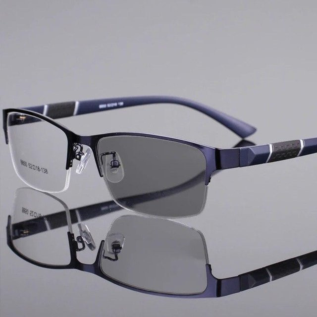 Binchi Outdoor Equipment Sonnenbrille, halbrund, Metall, grau, Unisex - Bild 1