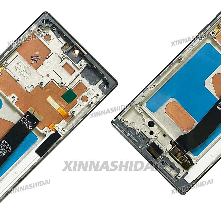 Samsung Note 20 Ultra 5G LCD-Display mit Touchscreen-Digitizer und Rahmen in Gold oder Schwarz - Bild 4