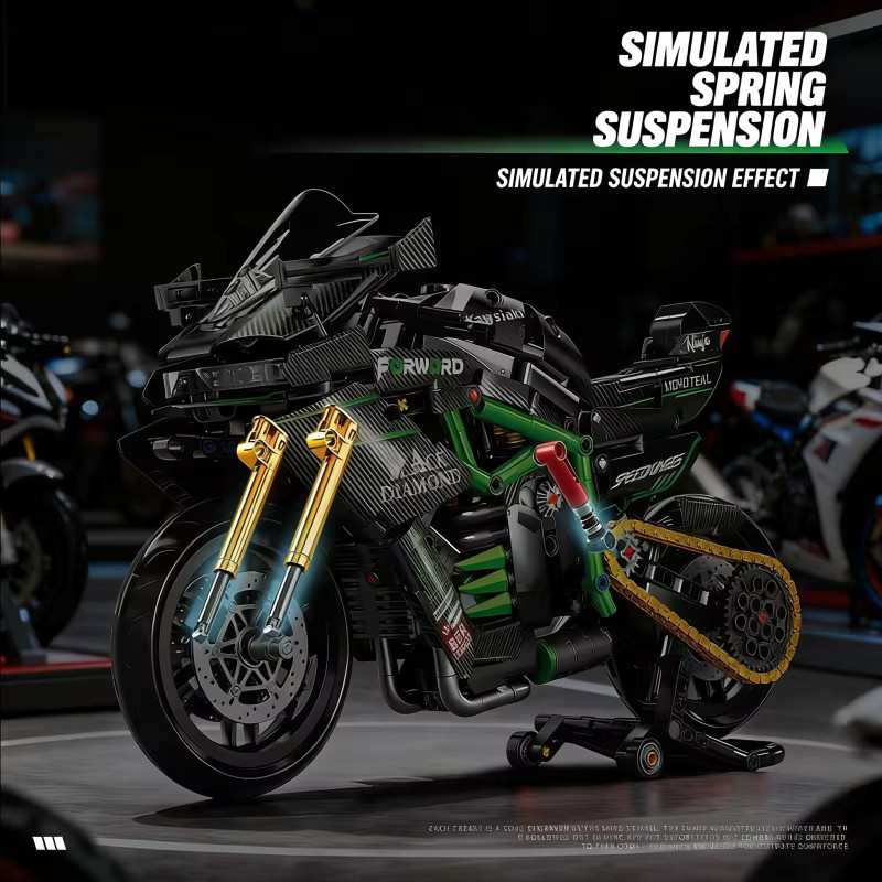 CACO BLOCKS Superbike-Bausatz, Fahrzeug, Maßstab 1:8 - Bild 4