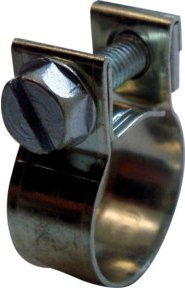 IDEAL-Schlemper MINI Schraubschelle W1 in Silber, verzinkt, Durchmesser: 11 - 13 mm - Bild 1