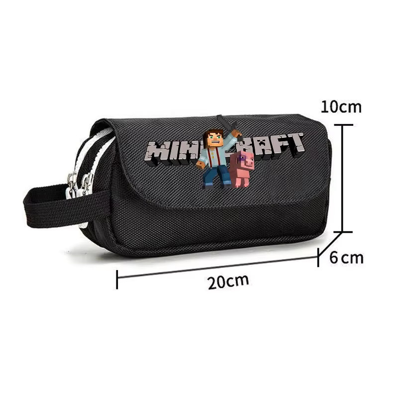 Miner Crafting Pixel Series Federmäppchen aus Segeltuch für Studenten und Schüler - Bild 3