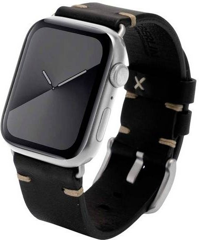 JT Berlin Uhrenarmband Alex II Vintage, Edelstahl, Schwarz, Silber, Unisex - Bild 1