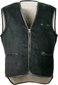 CRAFTLAND protection Breitcordweste aus Baumwolle, Farbe: schwarz, Größe: M - Bild 1