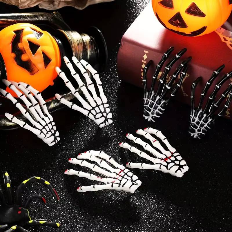 YOCITY Haarspange Skelett-Hand, Halloween Horror Party Zubehör - Bild 6