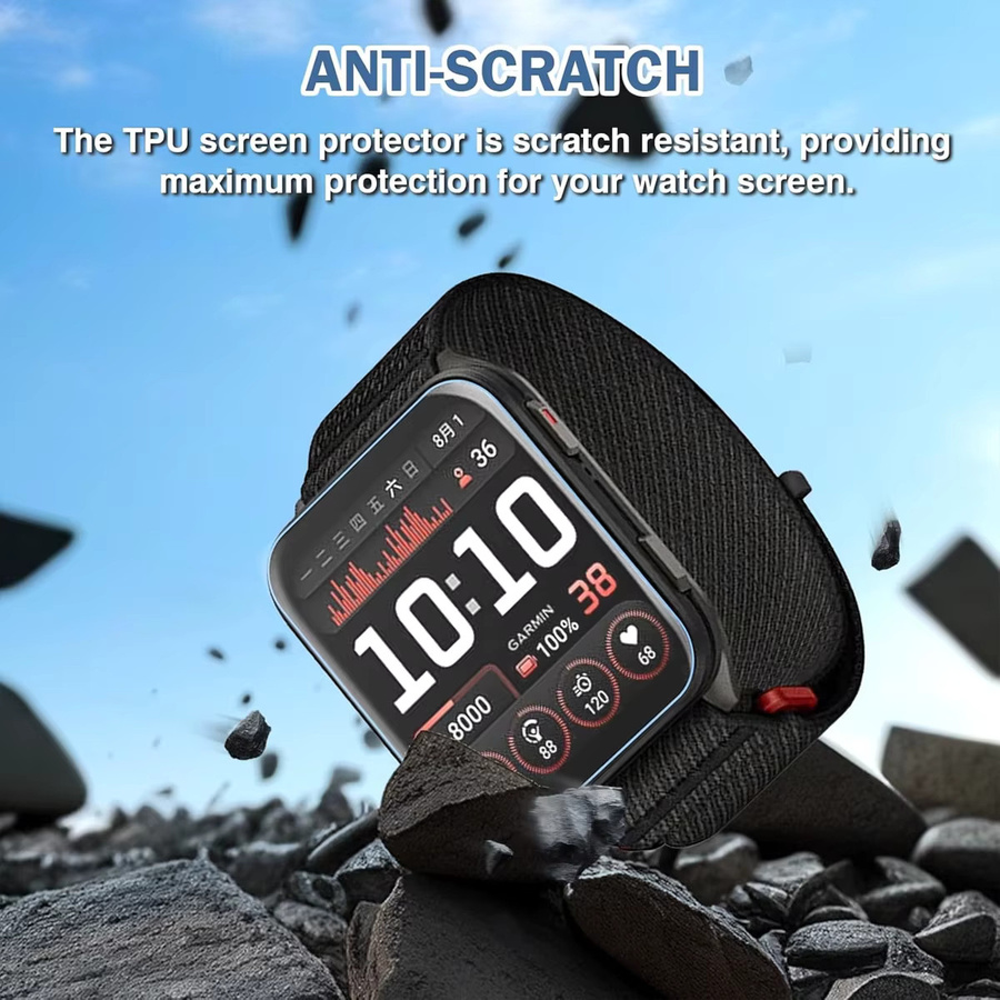 OAKCHARM Smartwatch Zubehör, Hydrogel Film, transparent, Unisex - Bild 7