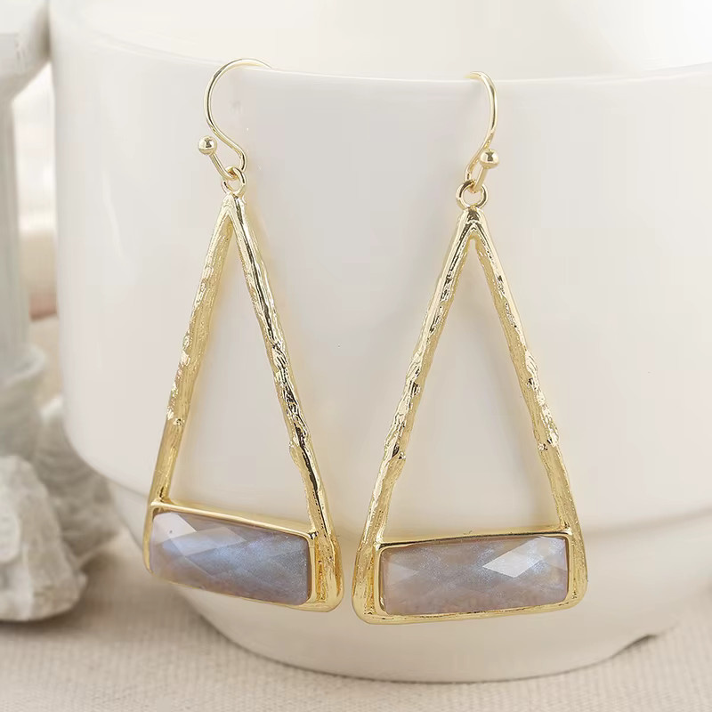 YoYo Tropfenohrringe, goldene Farbe, Damen - Bild 2