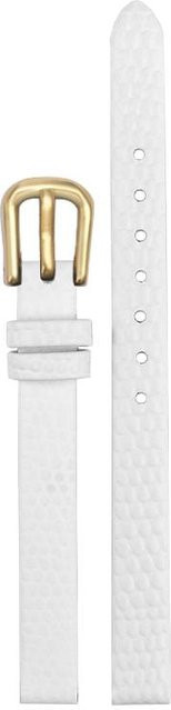 kaidini Uhrenarmband Leder, Eidechsenprägung, beige, Damen, 12mm - Bild 1