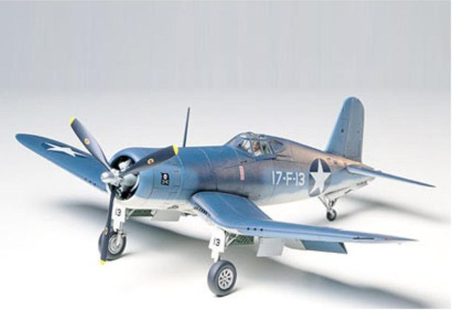 Tamiya US C.V. F4U-1/2 Bird Cage Corsair, Modellbau, 1:48, Blau - Bild 1