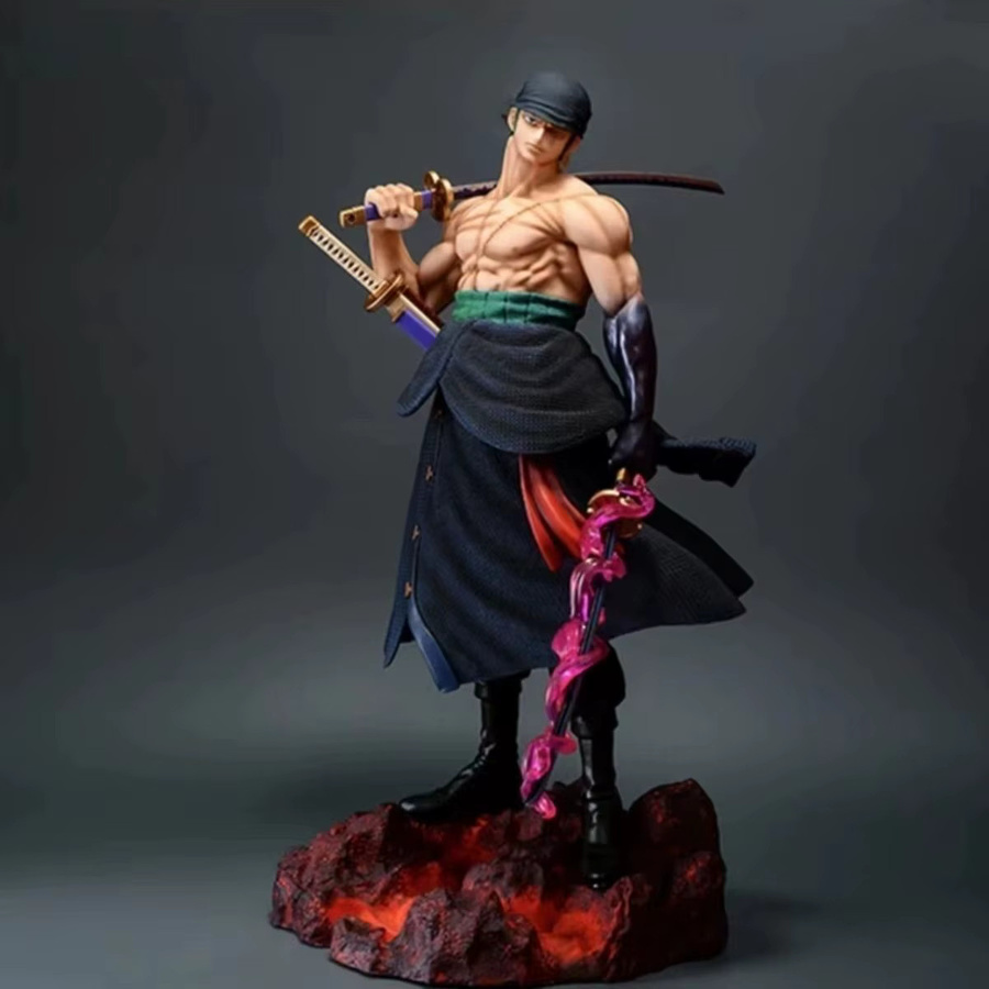 Bandai One Piece Zoro Modellfigur, 50 cm, Sammlerstatue - Bild 2