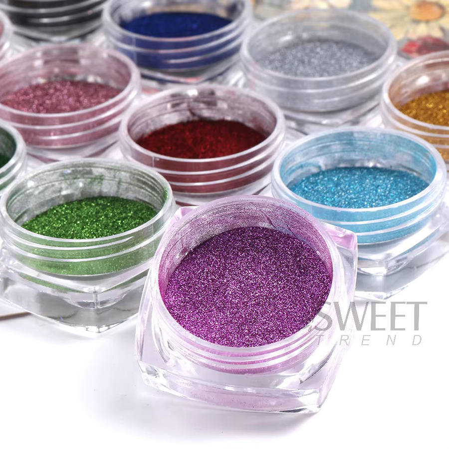 SWEET TREND Nagelpuder, Metallic, 12 Farben - Bild 4