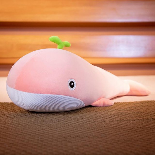 Kidsly Blauwal, Plüschtier, Meerestier, Rosa, 65cm - Bild 1