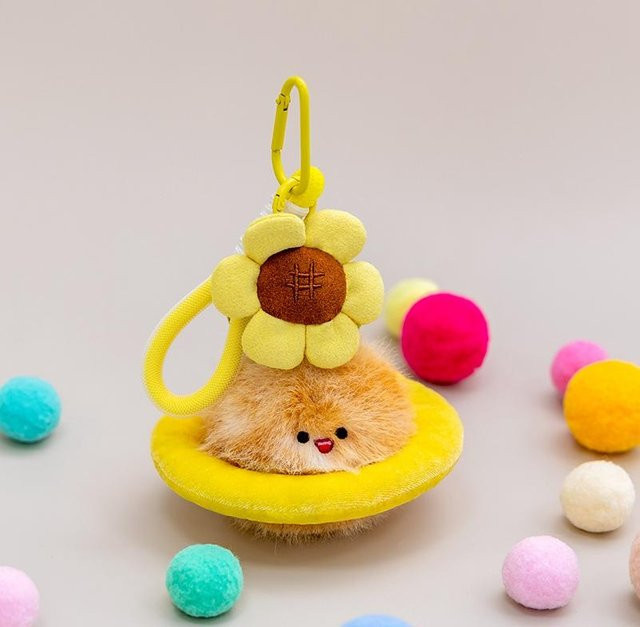 Schlüsselanhänger Planetenanhänger Saturn Mond Erde, Mehrfarbig, Unisex - Bild 1