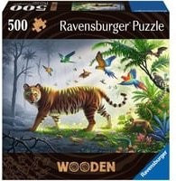 Ravensburger Wooden Puzzle Tiger im Dschungel Holz ab 14 Jahren - Bild 1
