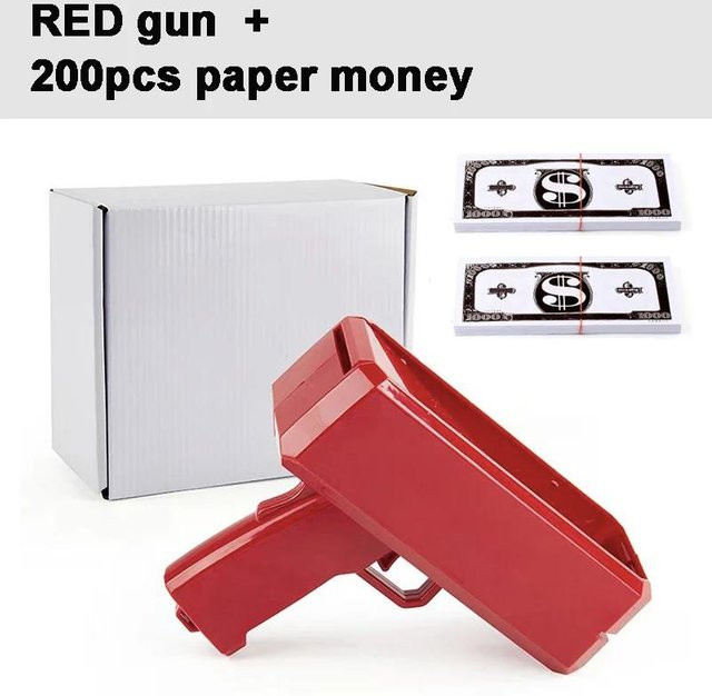 Fashnics Geldpistole Spielzeug, Banknoten-Schießpistole - Bild 1