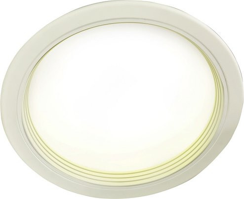 Näve LED-Deckeneinbauleuchte in Weiß, dimmbar, inklusive Leuchtmittel, rund - Bild 1