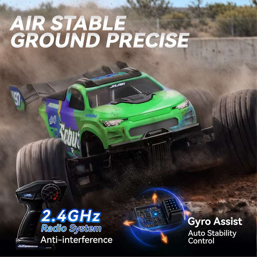 JIUSI RC Auto 4WD, ferngesteuert, 1/10 Maßstab - Bild 2