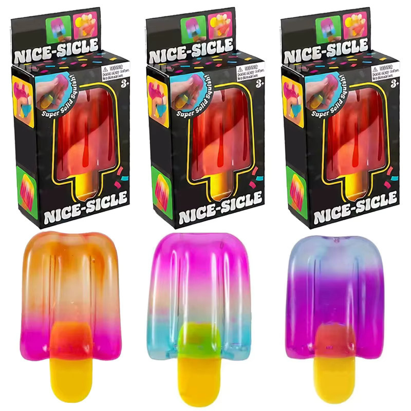soulbao Farbverlauf Eiscreme Quetschspielzeug, Squishy Fidget-Spielzeug - Bild 4