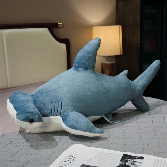 Kidsly Wal Plüschtier, Meerestiere, Blau, 55cm - Bild 1