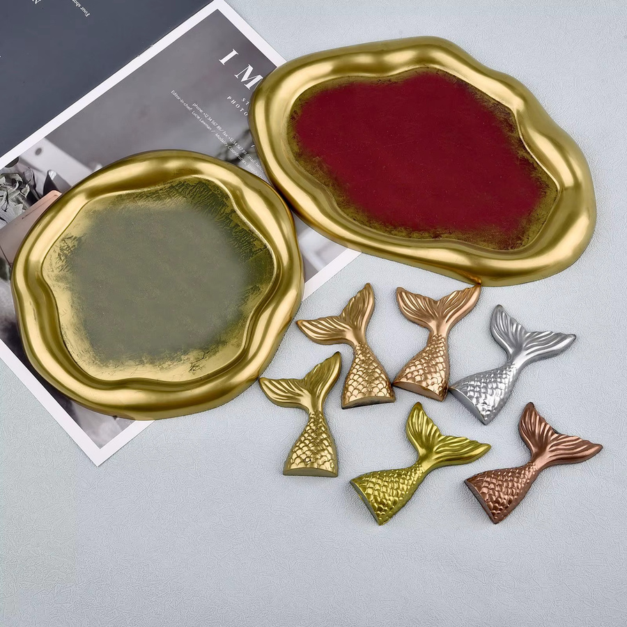 Metallpulver Set in Gold und Silber für Harz und Schmuckherstellung, 20 ml Pigmentpulver für Metallic-Effekte und Marmorierung - Bild 2