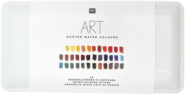Rico Design ART Master Aquarellfarben mit 36 Farben - Bild 1