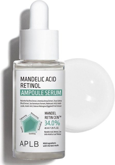 APLB Mandelsäure-Retinol-Ampullenserum, 40 ml, Unisex - Bild 1