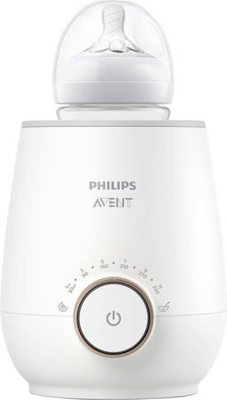 Philips Avent Schneller Flaschenwärmer SCF358/00 in Weiss mit Warmhaltefunktion