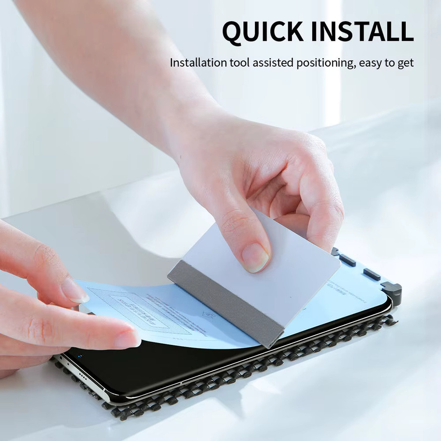 Smart devil Hydrogel Display Schutzfolie für Xiaomi 14 Pro, Mi 12X, 12 Pro und Mi 12S Ultra, HD gebogen, transparente Vollabdeckung, 2/3 Stück Set - Bild 5
