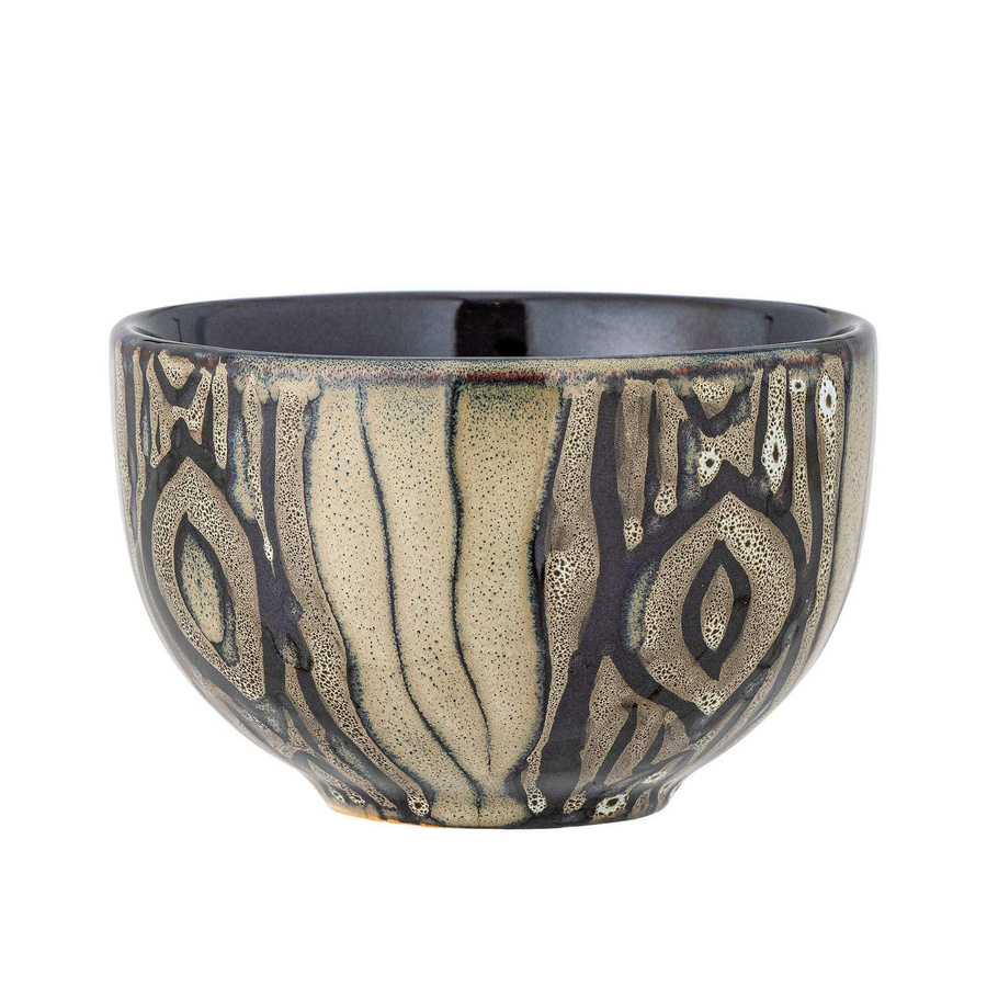 Bloomingville Schale Samran aus Steingut in Braun, B/H: 7 x 11 cm - Bild 1