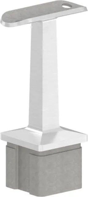 FeNau Handlaufhalter für Vierkantrohr aus Edelstahl in Silber, passend für 40 x 40 x 2,0 mm - Bild 1