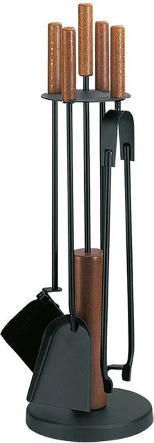 Firefix Kaminbesteck aus Stahl in Schwarz, 5-teilig, Höhe: 65 cm, Durchmesser: 19,5 cm - Bild 1