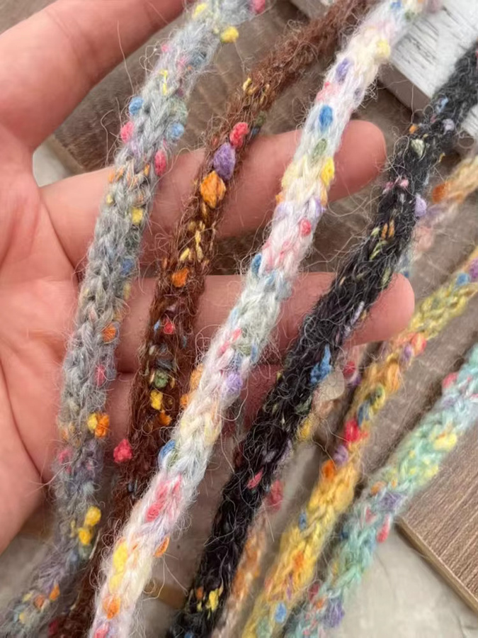Buntes Dot Plüschband mit 1 cm Breite für DIY-Bastelarbeiten, Kleidung und Accessoires, Multicolour - Bild 5