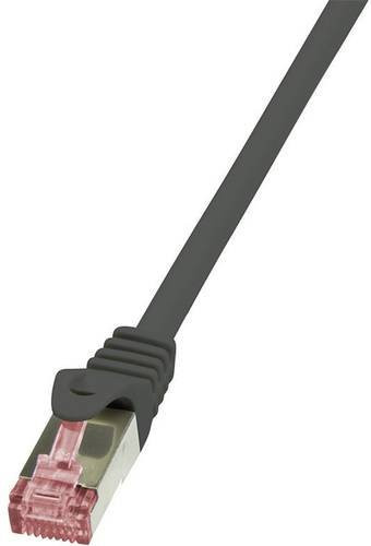 LogiLink CQ2023S RJ45 Netzwerkkabel CAT 6 S/FTP Patchkabel Schwarz 0,50 m - Bild 1
