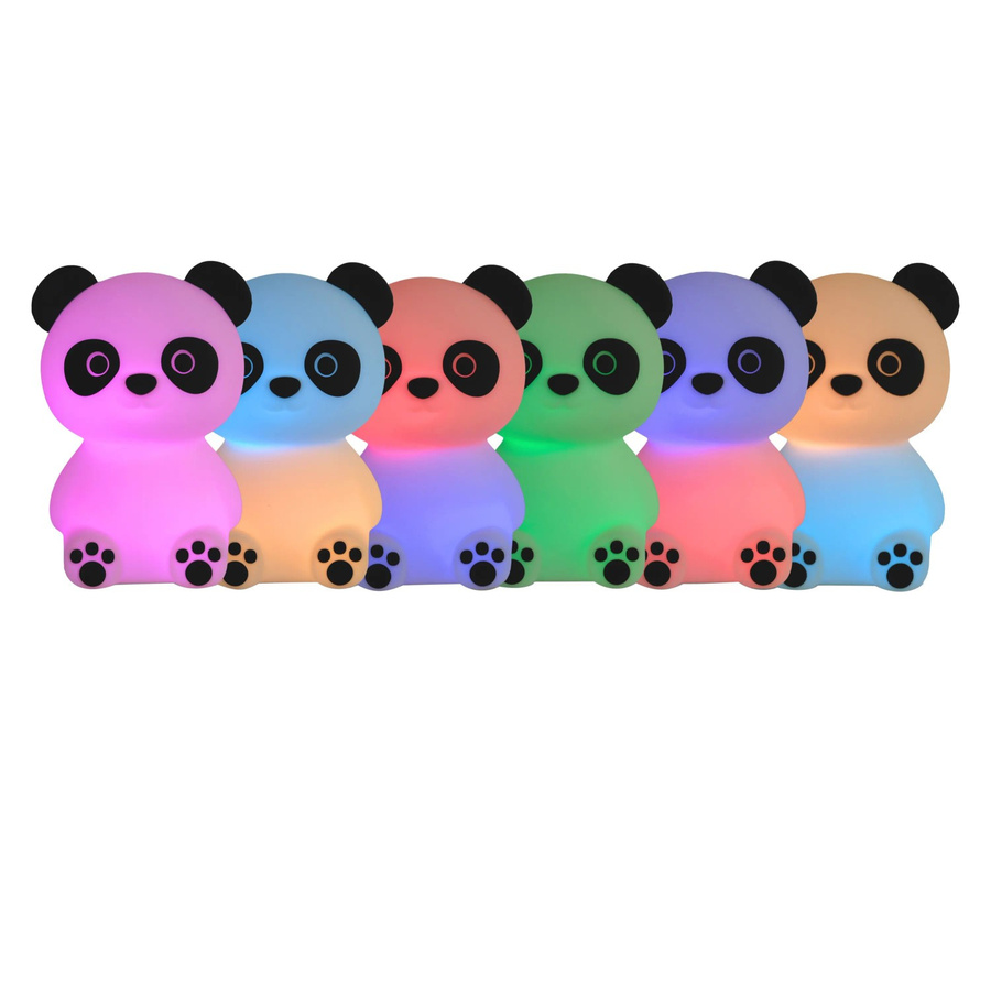 MegaLight LED Nachtlicht Paddy Panda dimmbar mit Timer und RGBW Farben in Multicolour aus Silikon - Bild 2