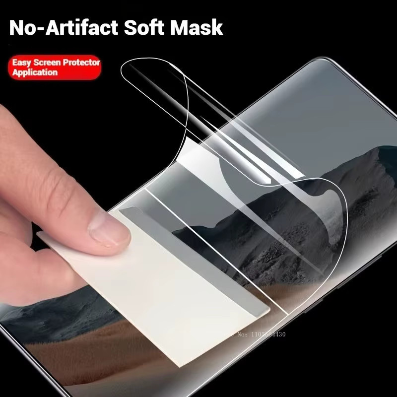 4er-Pack Hydrogel-Displayschutzfolien für Honor Magic 7 6 5 Pro und Lite, transparent, HD-Schutzfolie - Bild 4